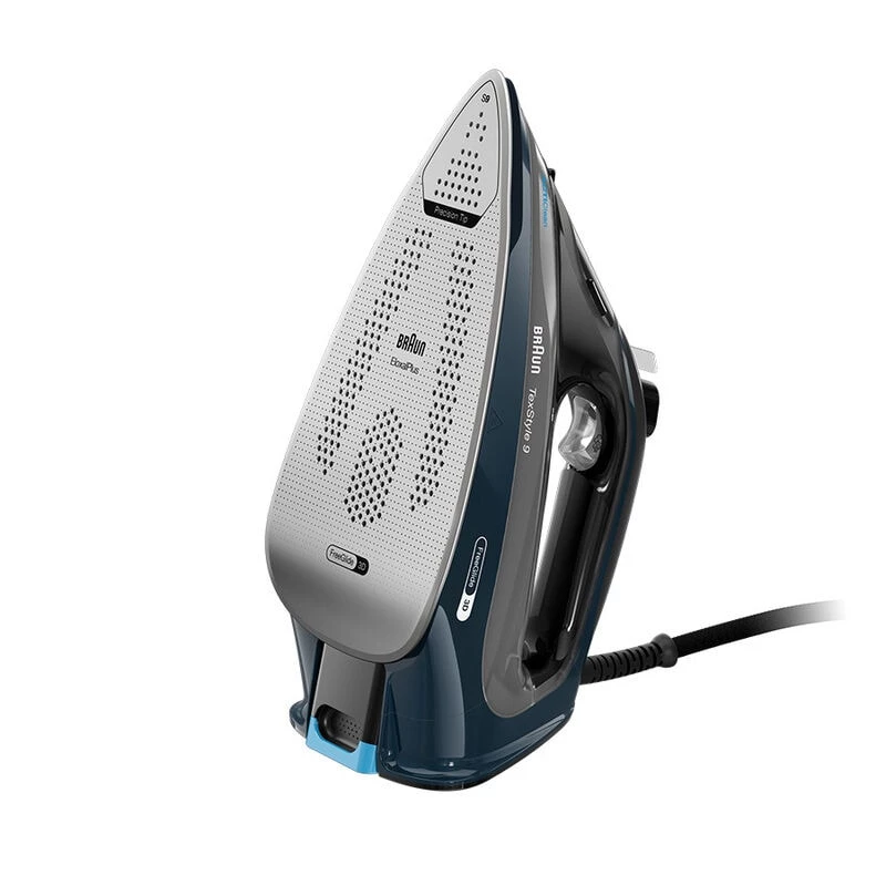 Braun TexStyle 9 0127409002 lygintuvas Garinis lygintuvas EloxalPlus padas 3200 W Tamsiai mėlyna