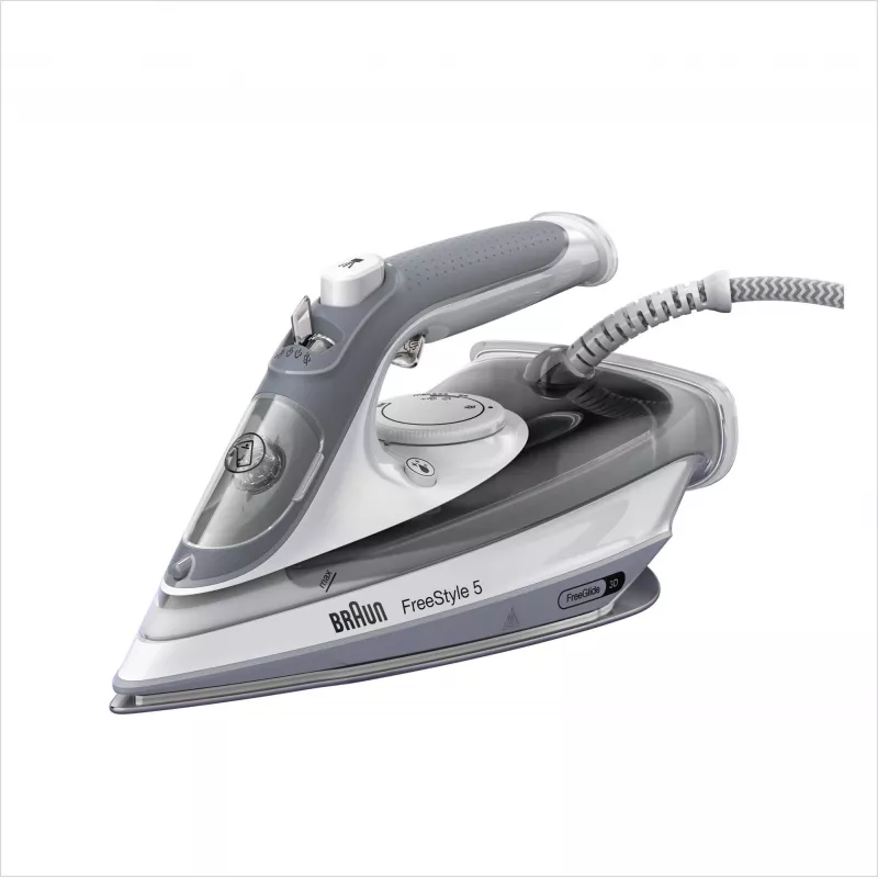 Braun TexStyle 5 SI5078GY garo lygintuvas EloxalPlus padas 2800 W Pilka, Balta