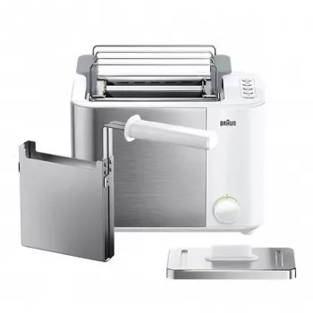 Braun GRILLE-PAIN HT5015WH 13 2 riekė(s) 1000 W Pilka, Balta