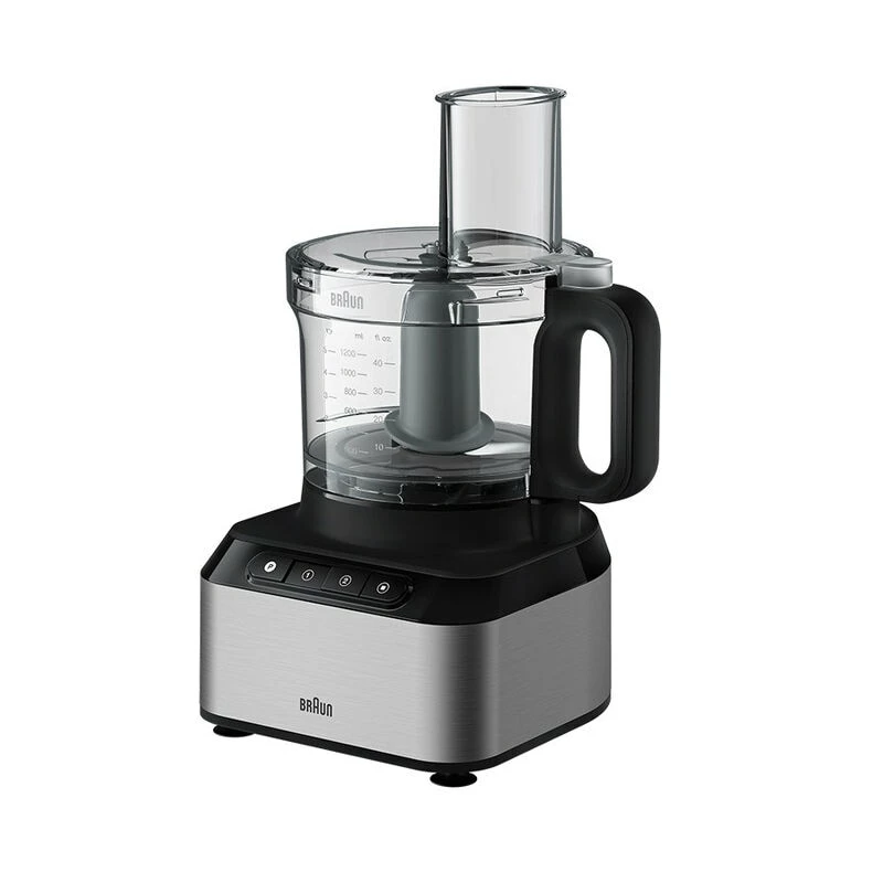 Braun FP 3233 SI virtuvės kombainas 800 W 2,1 L Juoda, Nerūdijantis plienas