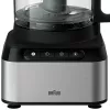 Braun FP 3233 SI virtuvės kombainas 800 W 2,1 L Juoda, Nerūdijantis plienas