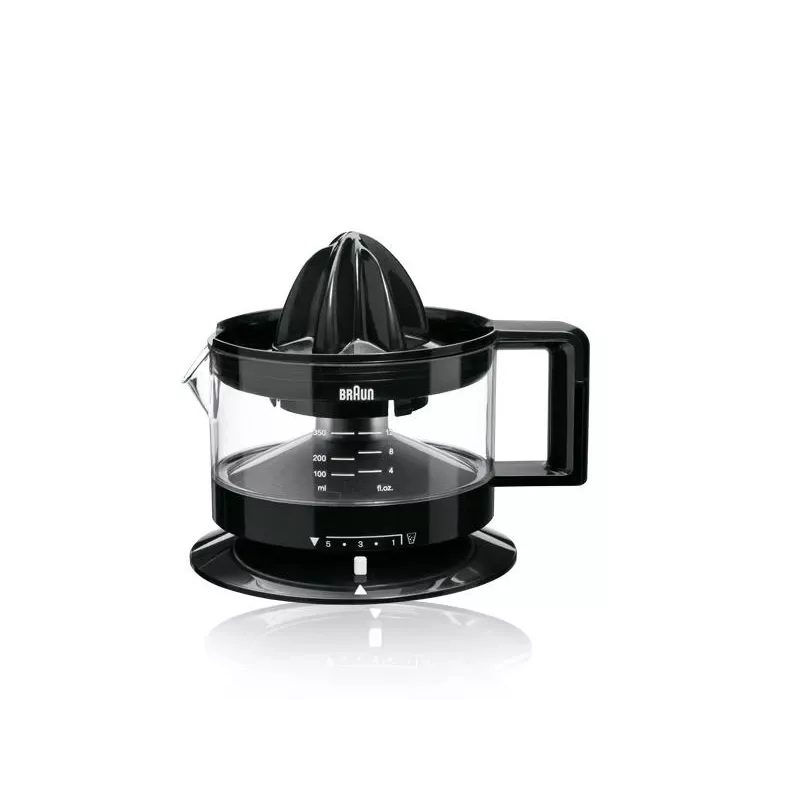 Braun CJ3000BK elektrinis citrusinių vaisių spaustuvas 0,35 l 20 W juodas