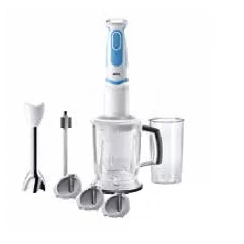 Braun MultiQuick 5 MQ 5260 1,25 l panardinamasis trintuvas 1000 W balta, mėlyna