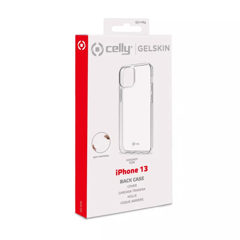 Celly GELSKIN Apple iPhone 13, Dangtelis, Apple, iPhone 13, 15,5 cm (6,1 colio), Skaidrus