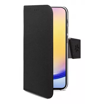 Celly WALLY mobiliojo telefono dėklas 16,5 cm (6,5 col.) Dėklas-užrašinė Juoda