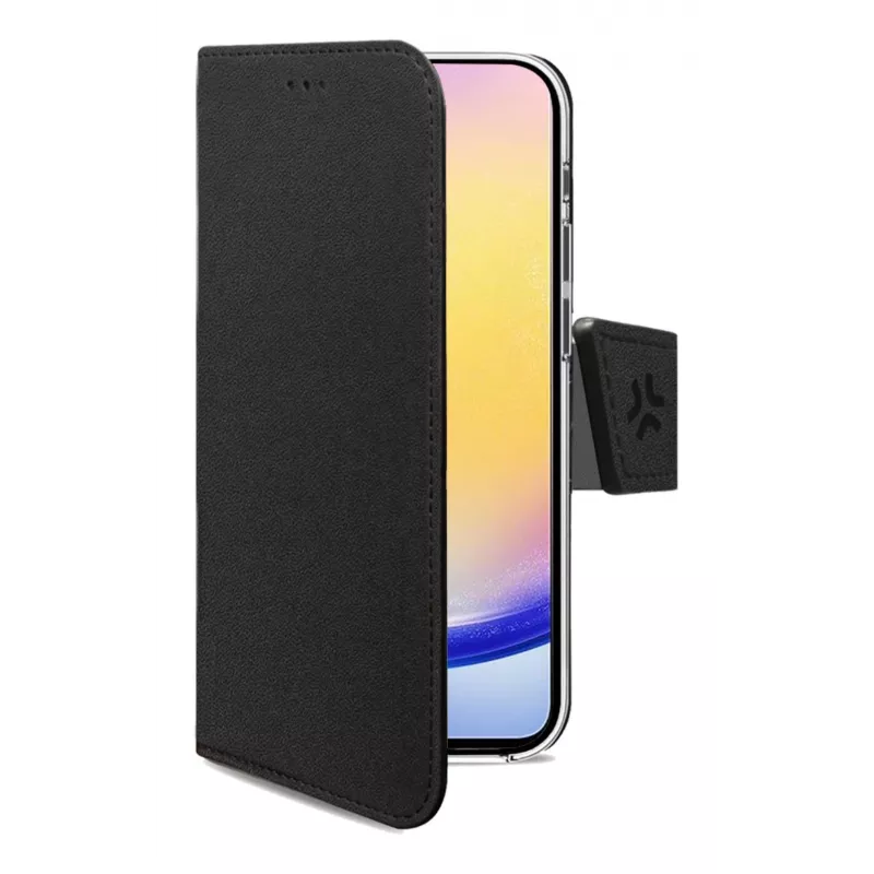Celly WALLY mobiliojo telefono dėklas 16,5 cm (6,5 col.) Dėklas-užrašinė Juoda