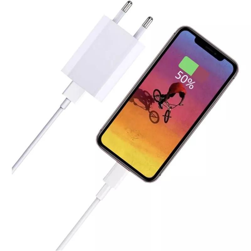 Techly IPW-USB-ECWW mobiliojo įrenginio įkroviklis Universalus Balta AC Vidaus