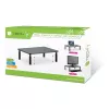 Techly monitoriaus / nešiojamojo kompiuterio stalo stovas, juodas, atskirai pastatomas, 20 kg, aukščio reguliavimas, juoda