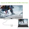 Techly Mini DisplayPort į HDMI/VGA adapteris, 0,15 m, Mini DisplayPort, HDMI + VGA (D-Sub), Kištukas, Lizdas, 1920 x 1200 pikselių