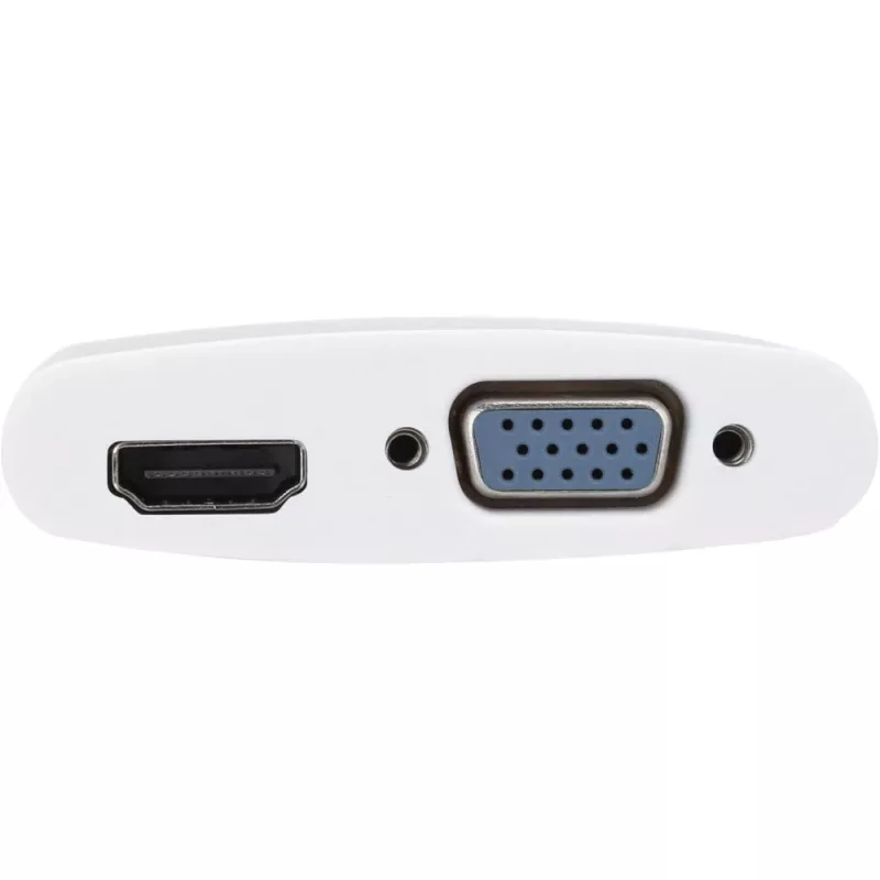 Techly Mini DisplayPort į HDMI/VGA adapteris, 0,15 m, Mini DisplayPort, HDMI + VGA (D-Sub), Kištukas, Lizdas, 1920 x 1200 pikselių