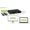 Techly HDMI 4x1 kelių langų peržiūros įrenginys su vientisu perjungikliu, HDMI, Metalas, Juoda, 60 Hz, 1080p, 2,25 Gbit/s