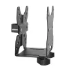 Techly Under Desk Adjustable CPU Support, 5 kg, 75 x 75 mm, 100 x 100 mm, Juoda