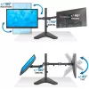 Techly ICA-LCD 2524 monitoriaus laikiklis / stovas 81.3 cm (32 col.) Stalinis Juodas