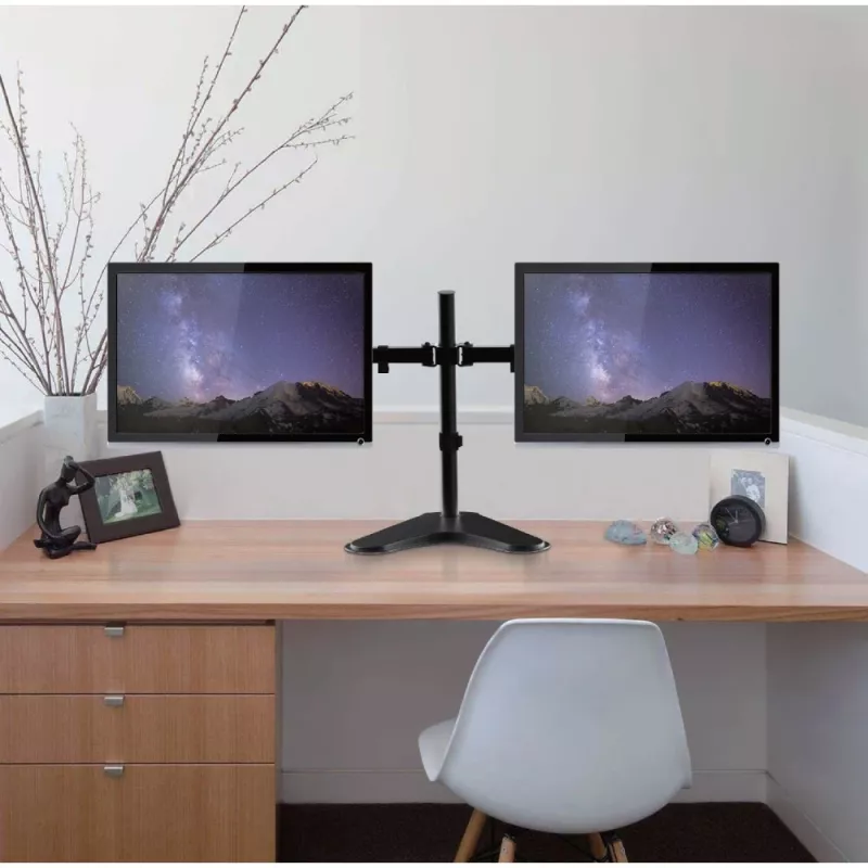 Techly ICA-LCD 2524 monitoriaus laikiklis / stovas 81.3 cm (32 col.) Stalinis Juodas