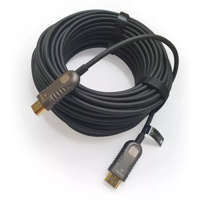 Techly ICOC HDMI-HY2-015 HDMI kabelis 15 m HDMI Type A (Standard) Juoda