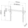 Techly ICA-PLB-133LTY 165,1 cm (65 colių) juodas