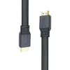 Techly HDMI 2.0 plokščias kabelis didelės spartos su Ethernet A/A M/M 1m
