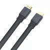 Techly HDMI 2.0 plokščias kabelis didelės spartos su Ethernet A/A M/M 1m