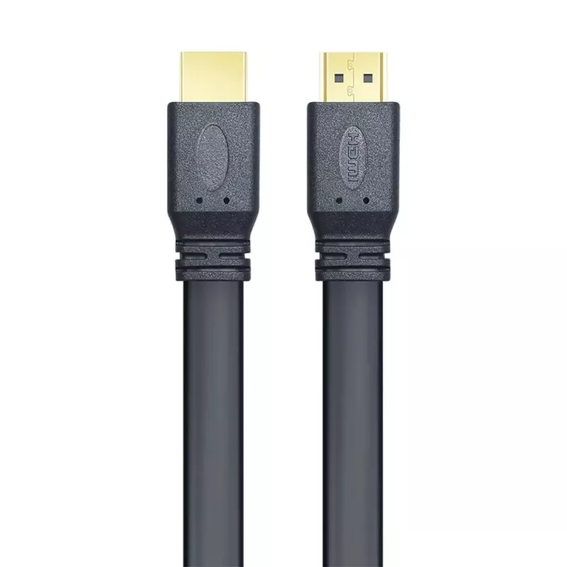 Techly HDMI 2.0 plokščias kabelis didelės spartos su Ethernet A/A M/M 1m