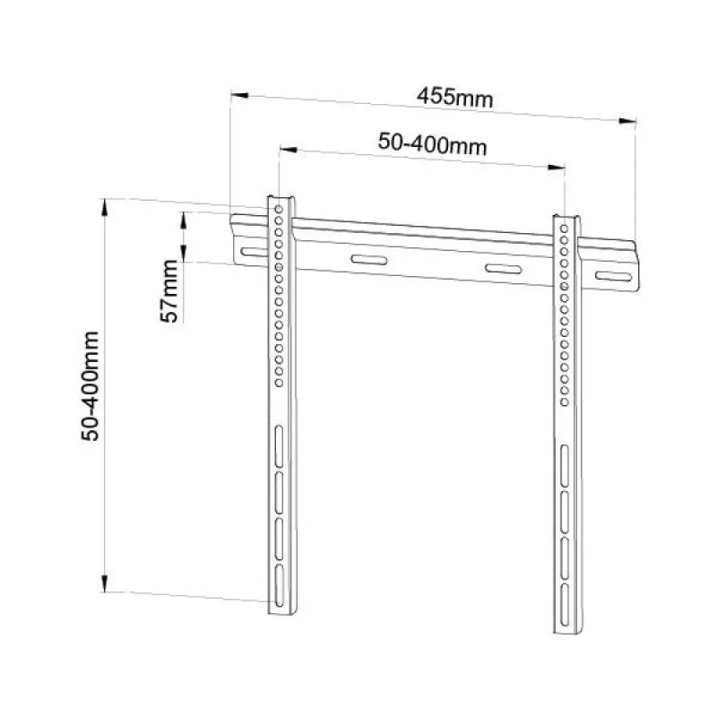 Techly ICA-PLB-114M 139,7 cm (55 colių) juoda