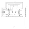 Techly plonas sieninis laikiklis OLED televizoriui 32-65 col. juodas, 81,3 cm (32 col.), 165,1 cm (65 col.), 30 kg, 100 x 100 mm, 400 x 200 mm, juoda