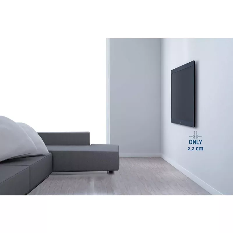 Techly plonas sieninis laikiklis OLED televizoriui 32-65 col. juodas, 81,3 cm (32 col.), 165,1 cm (65 col.), 30 kg, 100 x 100 mm, 400 x 200 mm, juoda