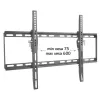 Techly Fixed Wall Bracket LED TV LCD 40-65 col., 165,1 cm (65 inch), 200 x 200 mm, 600 x 400 mm, -12 - 0°, Metalas, Juoda