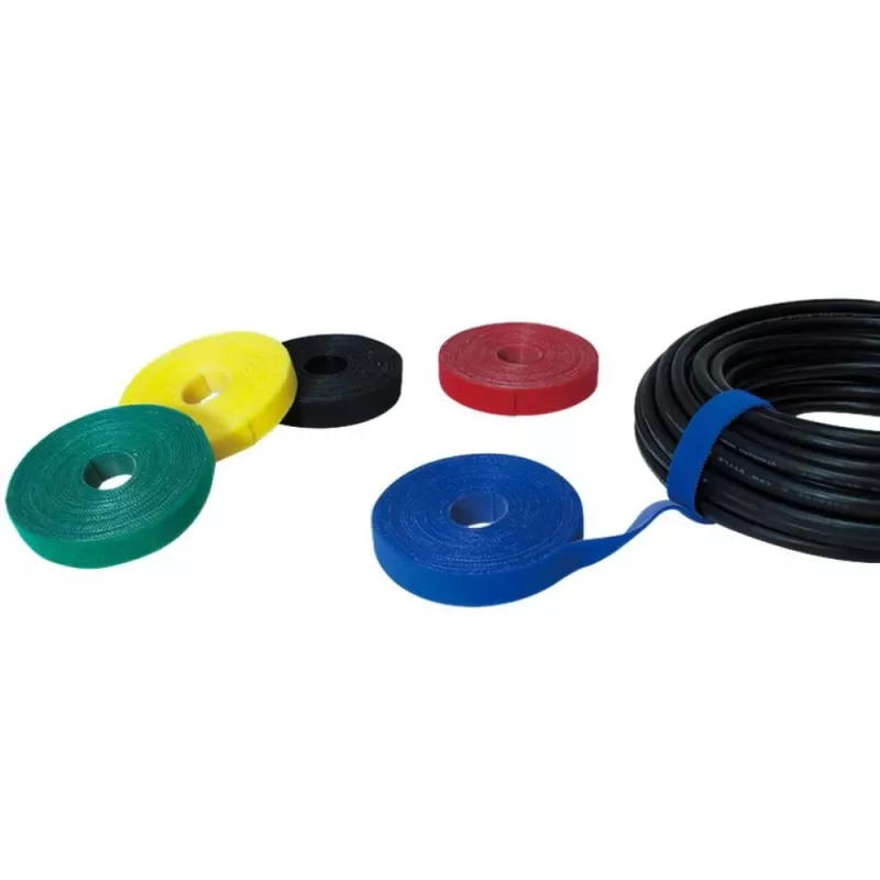 Techly Velcro Roll kabelis Management Length 10m Width 20mm Juoda