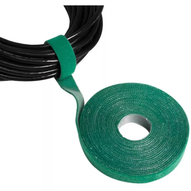 Techly Velcro Roll kabelis Management Length 10m Width 20mm Juoda