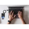 Techly kompaktiška išmaniųjų kortelių skaitytuvas/rašytuvas USB-C™ balta, USB 2.0, 1,5 m, juoda, 102 g