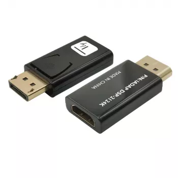 Techly IADAP DSP-2124K kabelių jungties adapteris Juoda