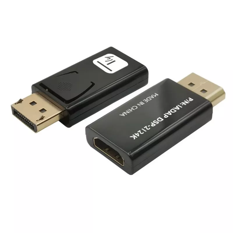 Techly IADAP DSP-2124K kabelių jungties adapteris Juoda
