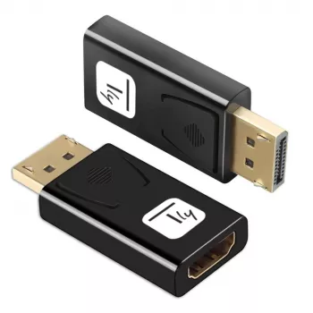 Techly IADAP DSP-2124K kabelių jungties adapteris Juoda