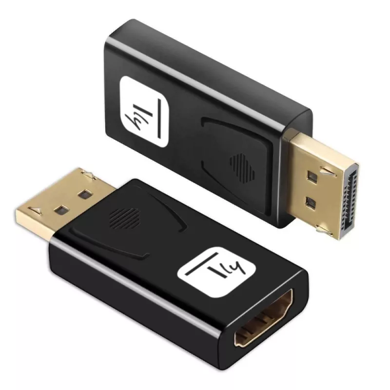 Techly IADAP DSP-2124K kabelių jungties adapteris Juoda