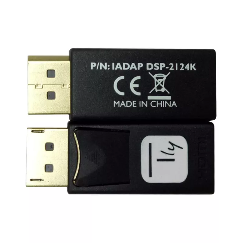 Techly IADAP DSP-2124K kabelių jungties adapteris Juoda