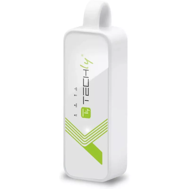Techly IDATA USB-ETGIGA-3A tinklo plokštė Ethernet 5000 Mbit/s