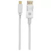 Techly ICOC MDP-030T4K DisplayPort kabelis 3 m Mini DisplayPort baltas