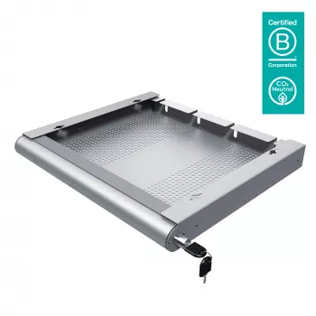 Datafix Addit aparatinės įrangos apsaugos stalčius 622, sidabrinis, plienas, vienspalvis, 530 mm, 450 mm, 75 mm