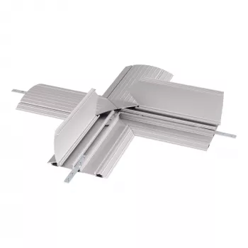 Dataflex Addit kabelių apsauga – kryžminė jungtis 472, Kabelių apsauga, Sidabrinė, Aliuminis, 500 kg, 2 cm, 260 mm