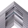 Dataflex Addit kabelių apsauga - kampinė jungtis 482, sidabrinė, aliuminio, 500 kg, 2 cm, 203 mm, 305 mm