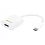 Techly keitiklio kabelio adapteris USB 3.1 Type C į HDMI 1.4, 3.2 Gen 2 (3.1 Gen 2), USB Type-C, HDMI išvestis