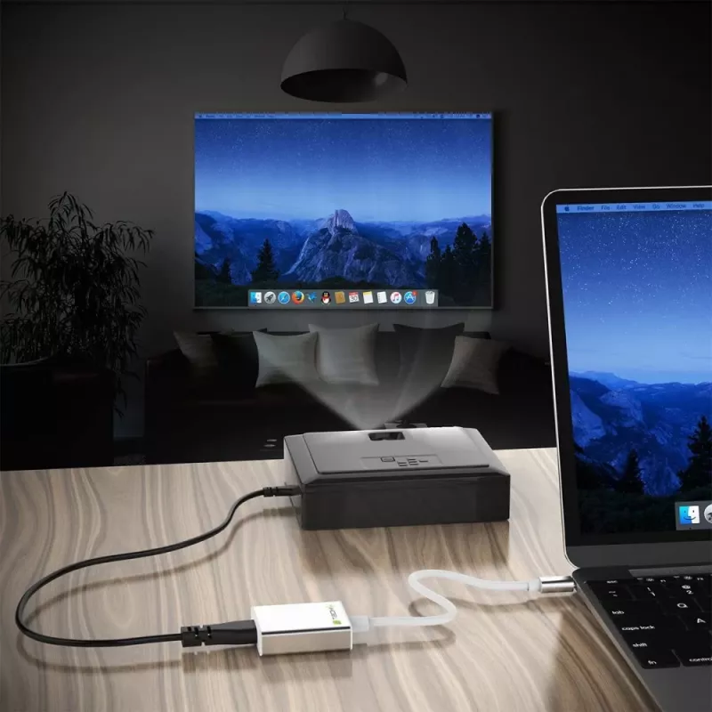 Techly keitiklio kabelio adapteris USB 3.1 Type C į HDMI 1.4, 3.2 Gen 2 (3.1 Gen 2), USB Type-C, HDMI išvestis