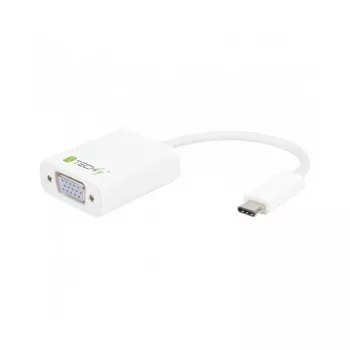 Techly IADAP-USB31-VGA USB grafikos adapteris baltas