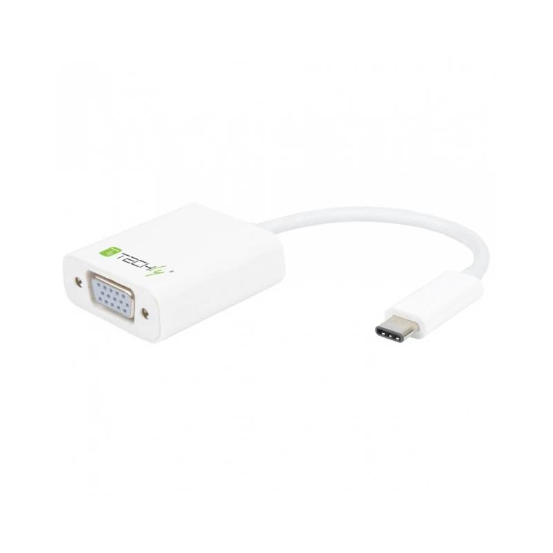 Techly IADAP-USB31-VGA USB grafikos adapteris baltas