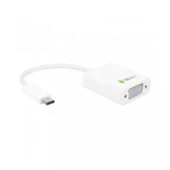 Techly IADAP-USB31-VGA USB grafikos adapteris baltas