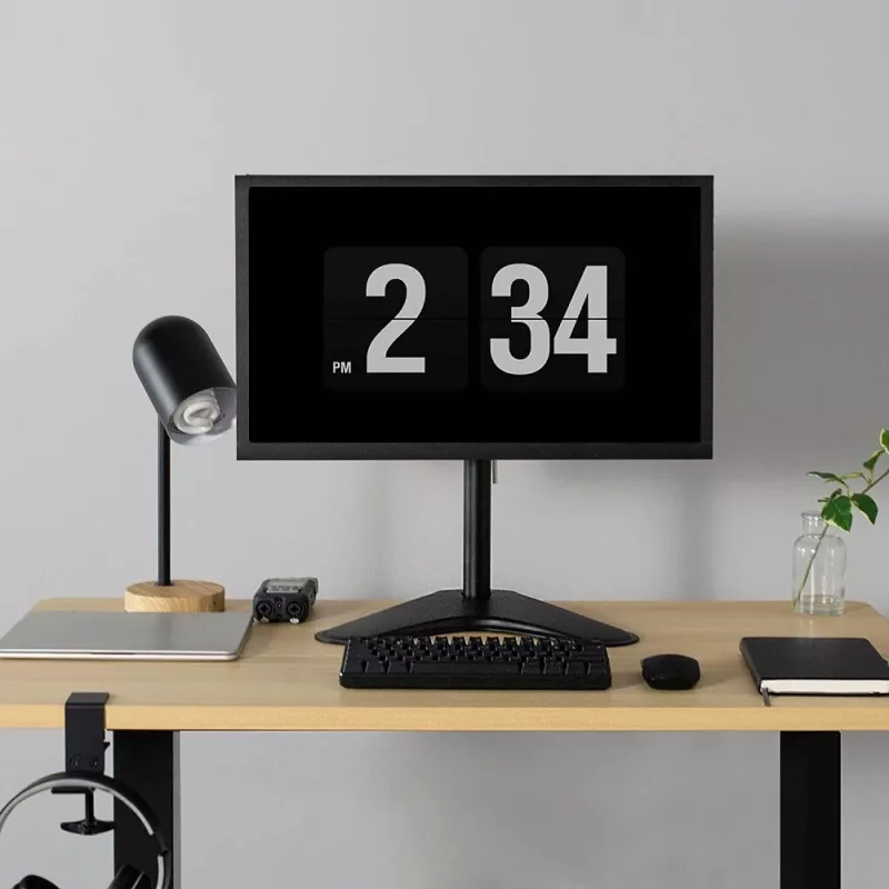 Techly ICA-LCD 2500 monitoriaus laikiklis / stovas 68,6 cm (27 col.) Stalinis, juodas
