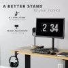 Techly ICA-LCD 2500 monitoriaus laikiklis / stovas 68,6 cm (27 col.) Stalinis, juodas