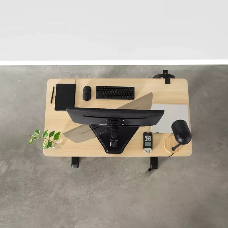 Techly ICA-LCD 2500 monitoriaus laikiklis / stovas 68,6 cm (27 col.) Stalinis, juodas