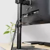 Techly ICA-LCD 2500 monitoriaus laikiklis / stovas 68,6 cm (27 col.) Stalinis, juodas