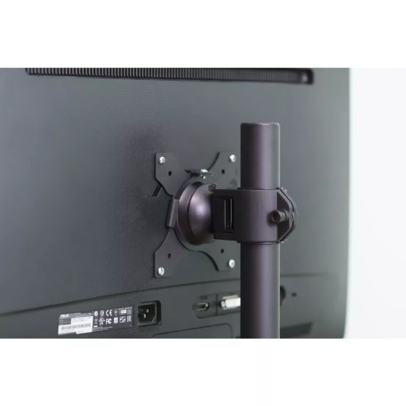 Techly ICA-LCD 2500 monitoriaus laikiklis / stovas 68,6 cm (27 col.) Stalinis, juodas